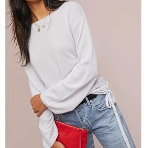 Brochu Walker Jacona Pullover 100% Cashmere Sweater Lavender